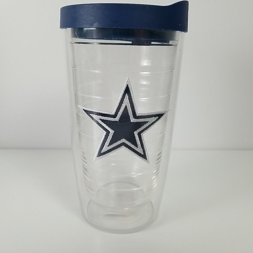 NFL Dallas Cowboys NFC Double Wall Tervis Tumbler 16 oz w/ Lid USA Insulated Cup